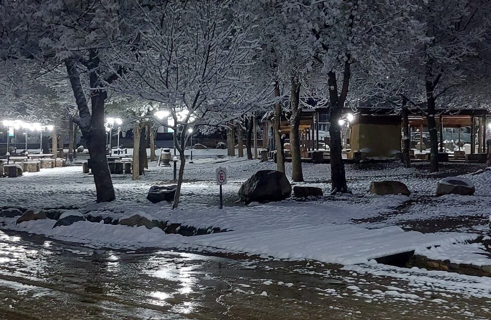 El Valle de Uco amaneció nevado el Día de la Primavera