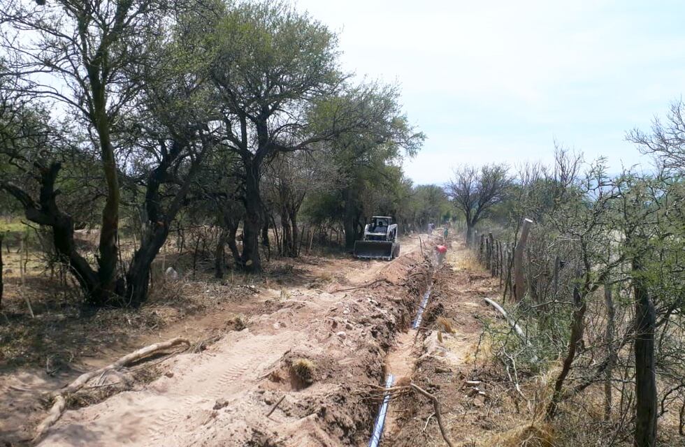 Obra de agua para los vecinos del Alto de Nono