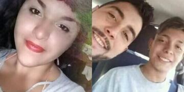 Abigail Carniel y Franco y Kevin Álvarez.