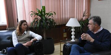 Candela Gentinetta fue recibida por el intendente Luis Castellano