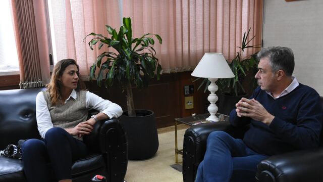 Candela Gentinetta fue recibida por el intendente Luis Castellano