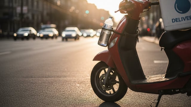 Pidió 24 botellas de agua por delivery y la respuesta del repartidor se volvió viral.