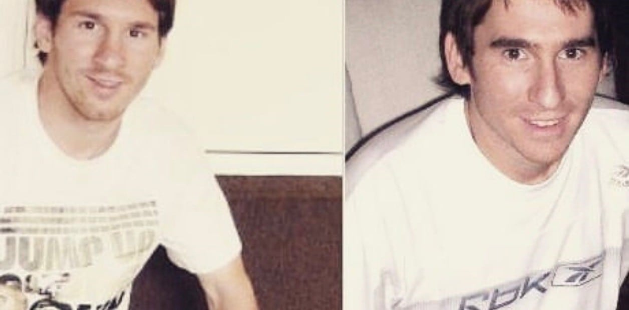 El parecido entre Martín Lovatto y Lionel Messi.