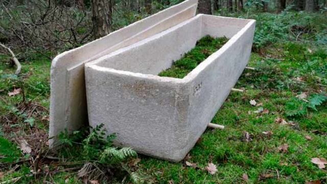 Ataúd ecológico (Foto: Pijamasurf)