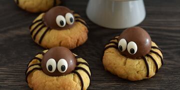 Galletas de arañas.