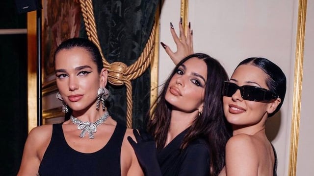 Dua Lipa, Alexa Demie y Emily Ratajkowski