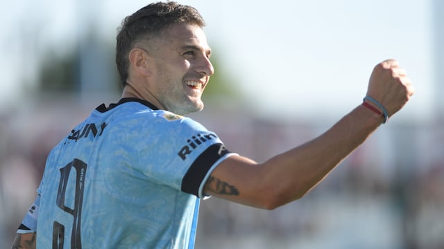 Pablo Vegetti, The Best en Belgrano. El goleador le devolvió la sonrisa al Pirata (La Voz)