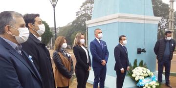 El tradicional acto contó además con la presencia de autoridades provinciales y locales.