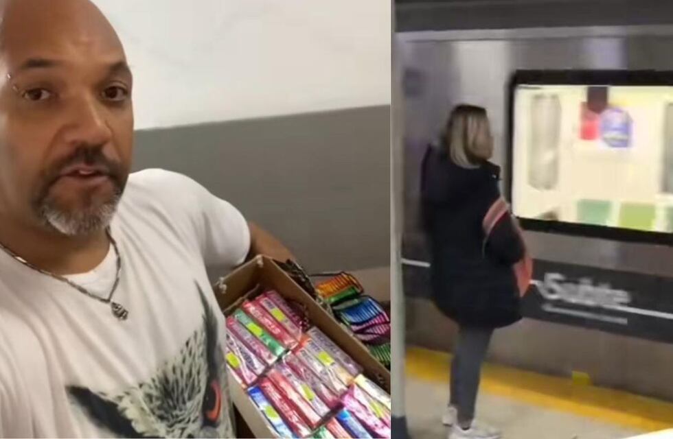 Es vendedor en el subte y reveló cuánto gana por día: “¿No está tan mal, no?”