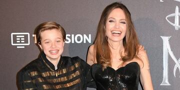 Angelina Jolie y Shiloh.