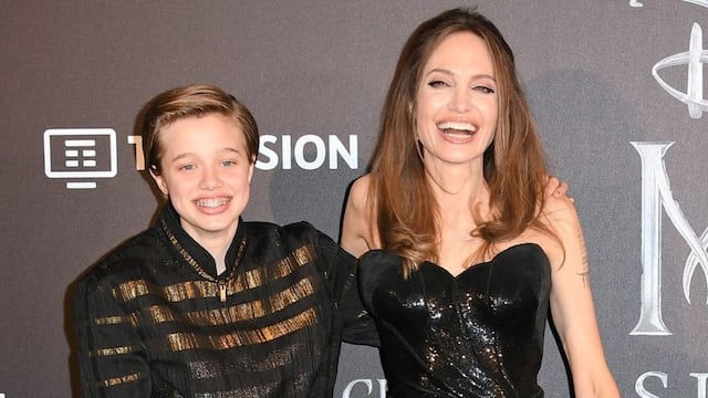 Angelina Jolie y Shiloh.