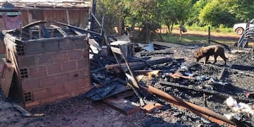 Un incendio dejó con lo puesto a una familia en Eldorado.