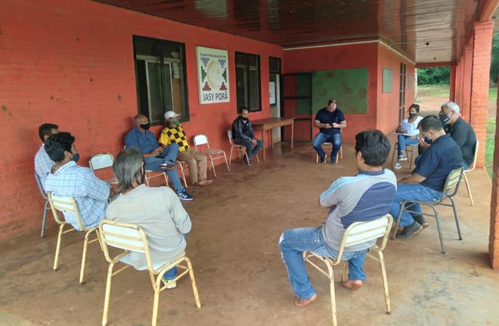 Iguazú: autoridades se reunieron con integrantes de la comunidad Mbya Guaraní