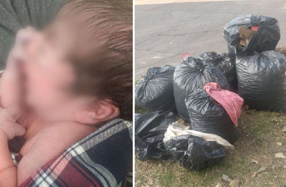 Morón: una beba recién nacida fue abandonada entre las bolsas de la basura