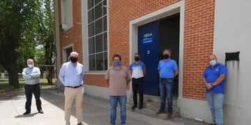 El intendente Mariano Uset se reunió con el Gerente General de ABSA