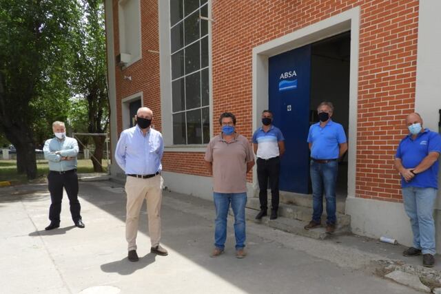 El intendente Mariano Uset se reunió con el Gerente General de ABSA