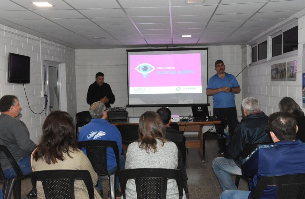 Integrantes del Centro ex Combatientes de Malvinas se capacitaron en Ojos en Alerta