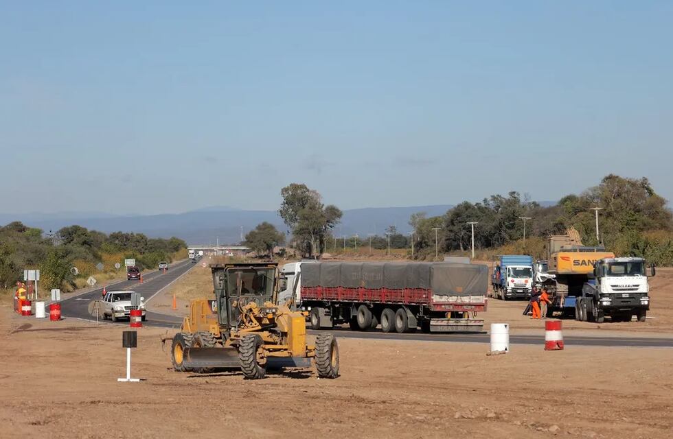 Sadir se presentó en las obras de la Ruta Nacional 34 para comprobar avances