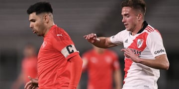 River e Independiente se enfrentan por la décima fecha de la Liga Profesional.