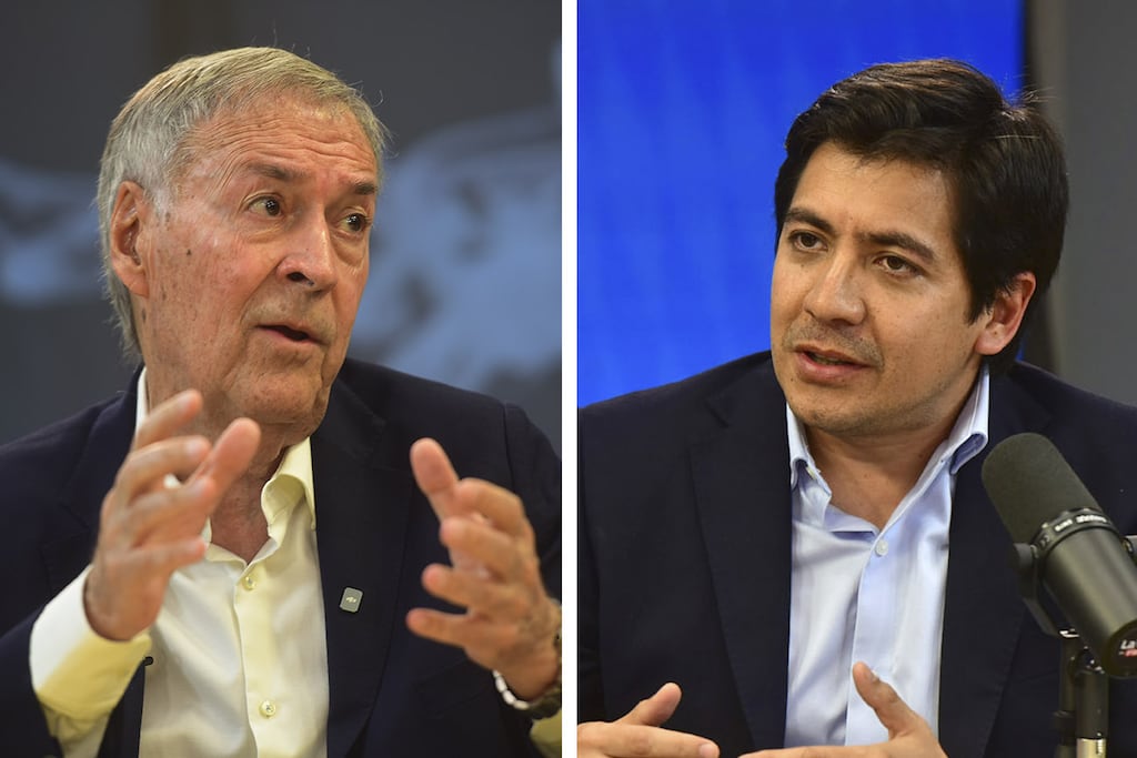 Juan Schiaretti y la pulseada con el ignoto Gonzalo Roca, que representa a Javier Milei en La Libertad Avanza (La Voz)