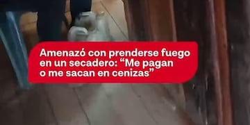 El hombre ingresó al lugar con bidones de combustible, exigiendo hablar con el propietario del secadero.