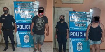 La pareja detenida por el robo a la jubilada: un hombre de 36 años y una mujer de 30.