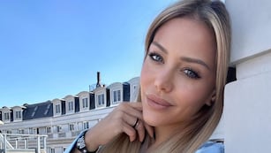 Evangelina Anderson empezó el fin de semana en el sillón