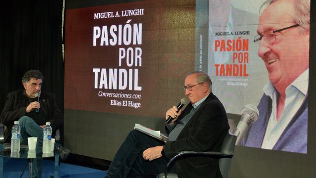 Así fue la presentación del libro de Miguel Lunghi