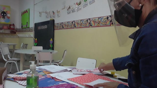 Los jardines municipales se preparan para el regreso a las aulas