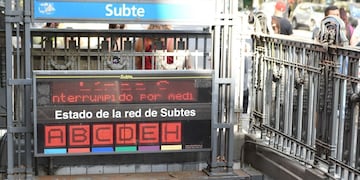 Se anunció un nuevo paro de subtes que afectará a todas las líneas.