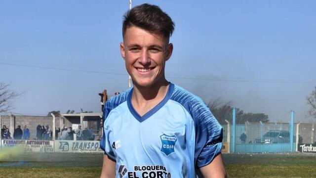 Julián Messi, titular indiscutido en Club Deportivo Municipal de Adelia María, en la Liga de Río Cuarto (Gentileza Rodolfo Lavaselli/Instagram Julián Messi)