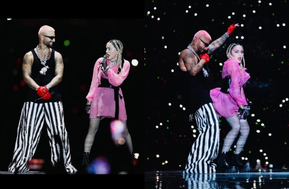Maluma cerró su show en Medellín con Madonna