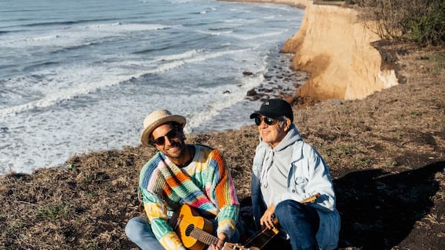 El músico marplatense lanzó su nueva canción en compañía de uno de sus ídolos.