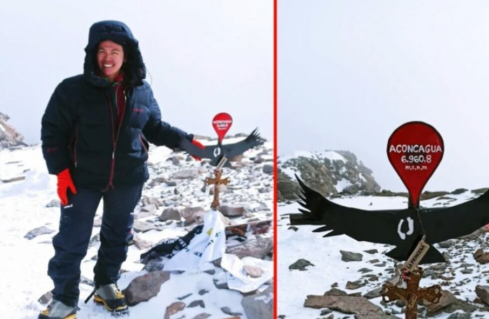 Riograndense conquistó el Aconcagua