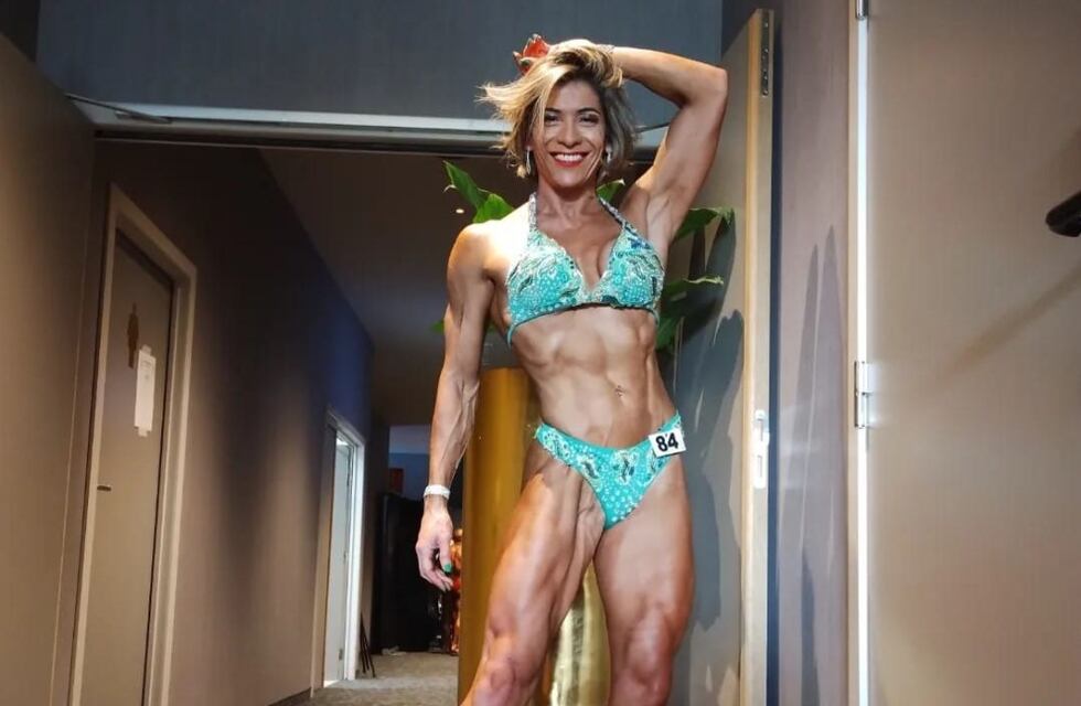 Quién es Glagys Castaños, la fisicoculturista de Viedma que se consagró tricampeona Mundial de Fitness WTP
