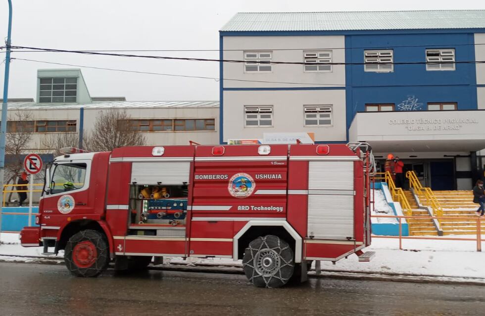 Ushuaia: Escape de gas en la Escuela Técnica “Olga B. de Arko”