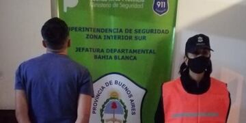 Golpeó a su pareja y fue detenido