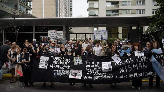 Se hizo un acto en memoria del fiscal Nisman.