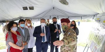 Alberto Fernández anunció un paquete de inversiones para Santa Fe. (Presidencia de la Nación)