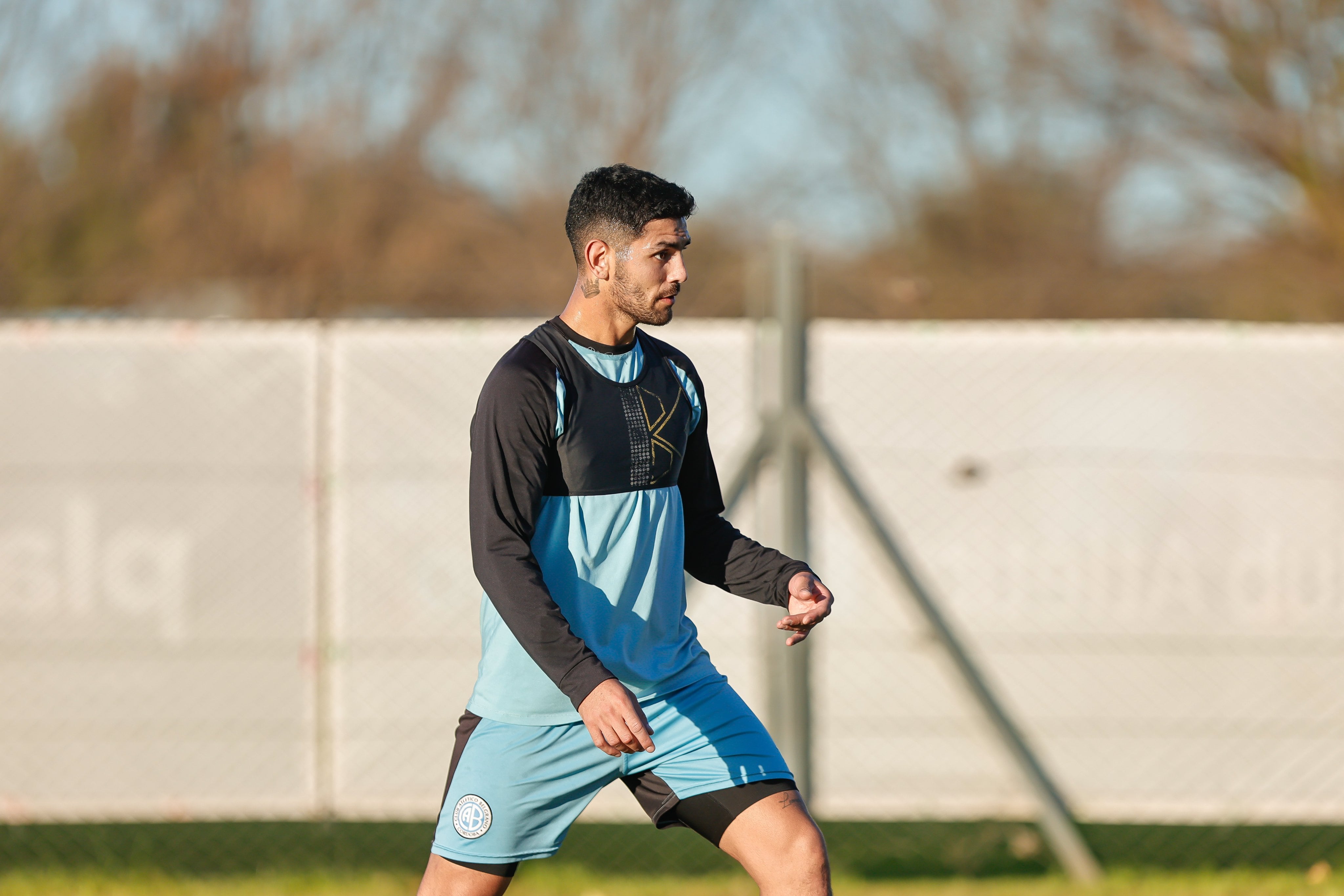 Lucas Passerini, delantero de Belgrano. (Prensa Belgrano)