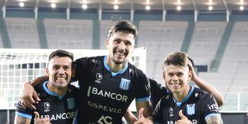Alan Murialdo vuelve a comandar el ataque de Racing, y vuelve el Guachi Franco García (Prensa Racing).