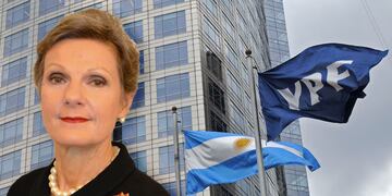 La sentencia más grande es la de USD 16.000 millones por la expropiación de YPF en el que la Argentina fue condenada por la jueza Loretta Preska. Captura: Infobae