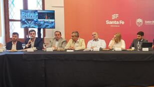 Leonardo Viotti en la primera reunión para organizar los Juegos Odesur 2026