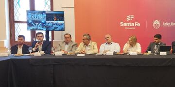 Leonardo Viotti en la primera reunión para organizar los Juegos Odesur 2026