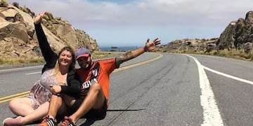 Mariela y Sergio viajan por el continente y fueron desvalijados en Córdoba.