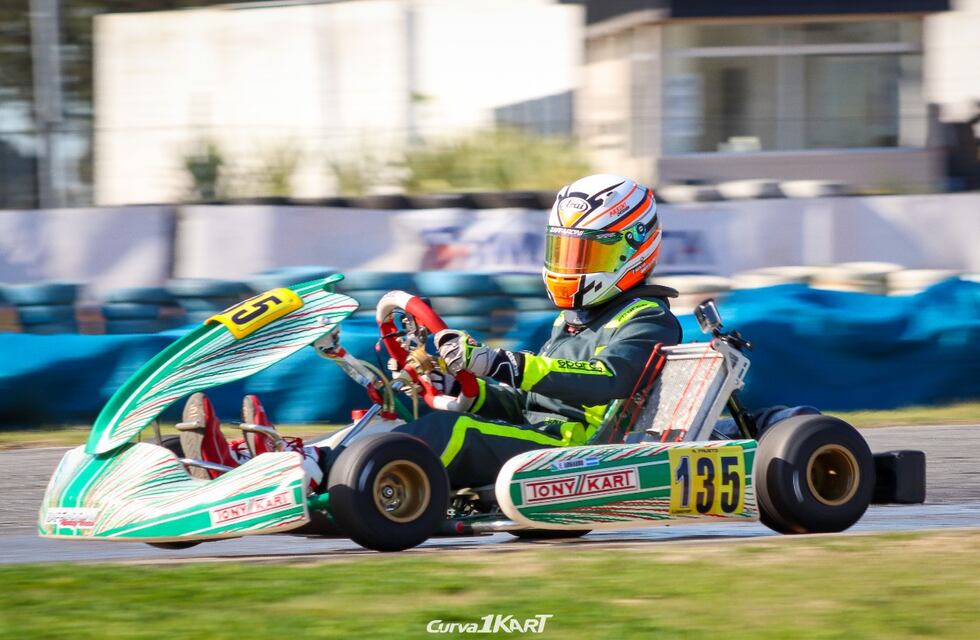 Fausto Arnaudo corrió en Buenos Aires en el cierre del Trofeo de Invierno de Rotax