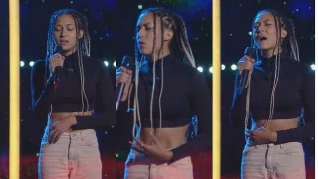 La cordobesa sorprendió a Lali con su blues.