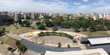 Reinauguraron el playón de usos múltiples junto al Mercado del Patio