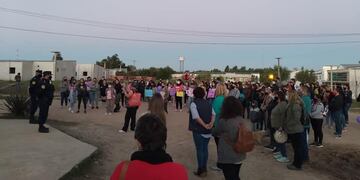 Movilización en Villa Paranacito/Redes Martina López