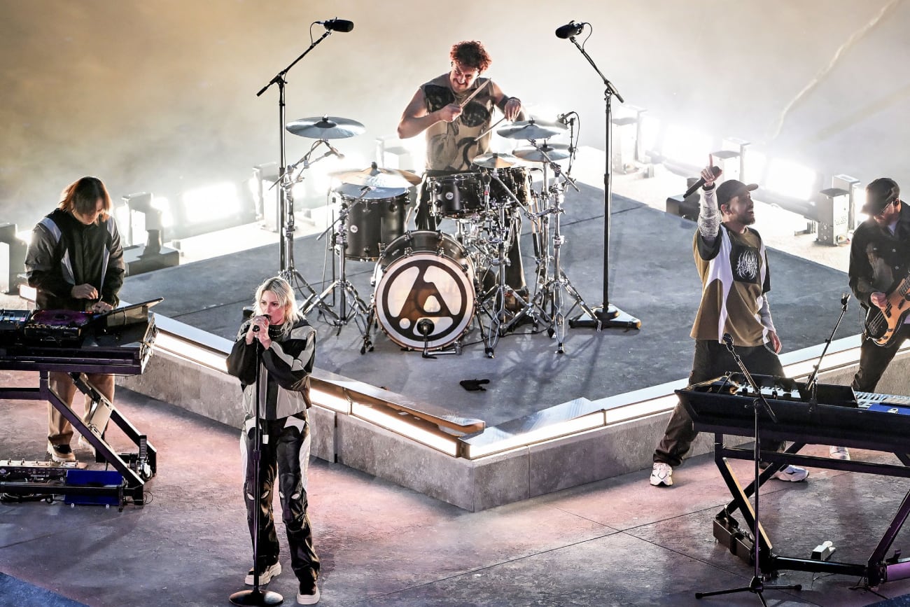 Linkin Park en el Allianz Arena. (X)